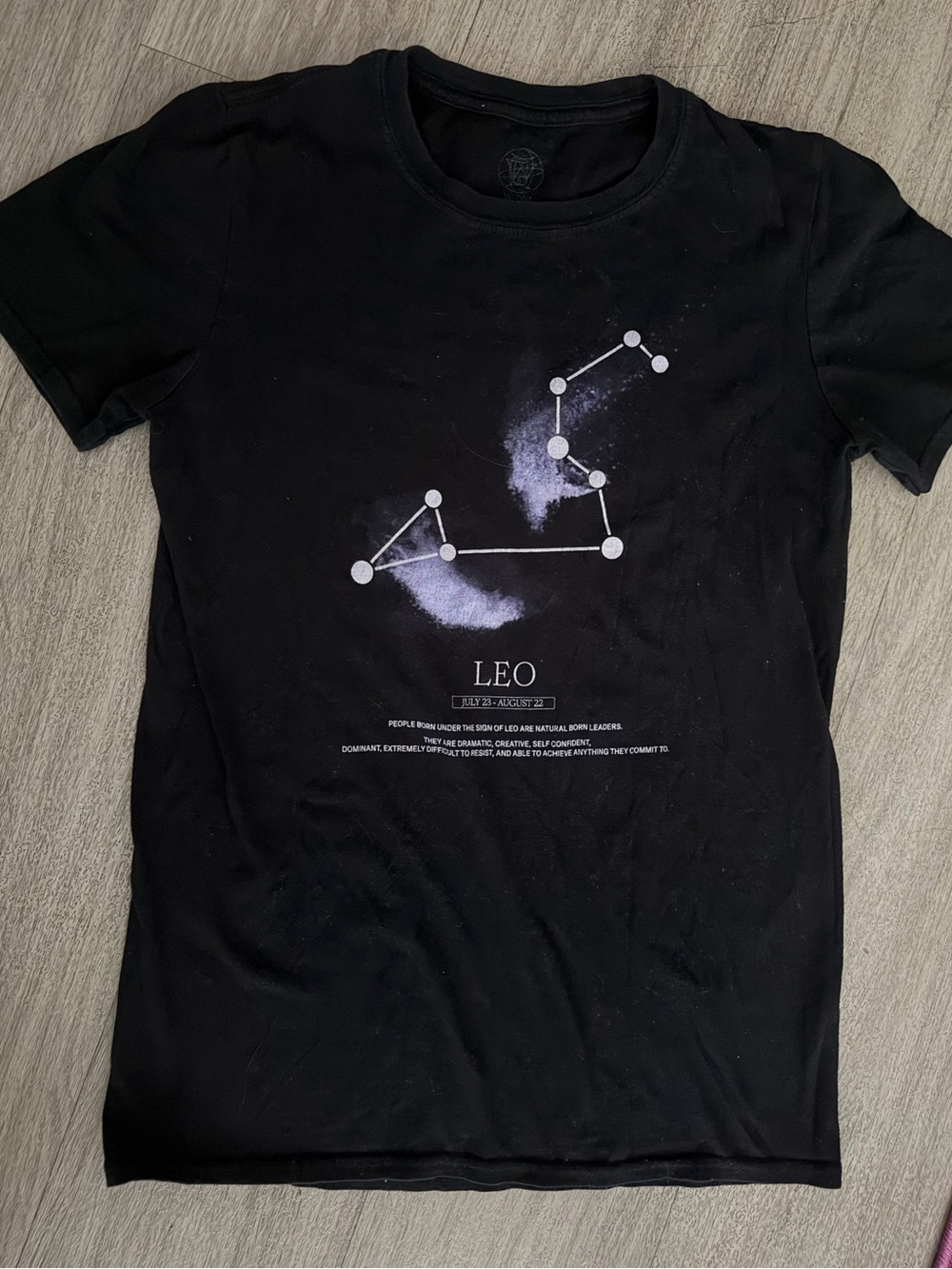 ysl records leo zodiac tee